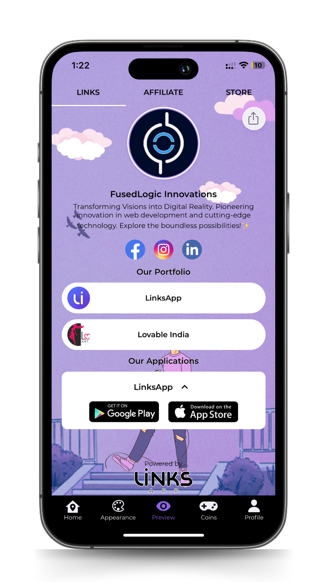 LinksApp - All your links in one app!